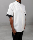 Simple Chic | Men Crew | Offwhite.Black